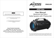 AXESS SPBT1066 Manuel De L'utilisateur