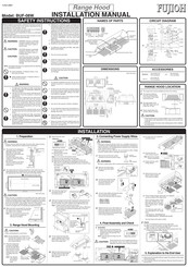 Fujioh BUF-08W Instructions D'installation