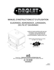 Drolet ELDORADO Manuel D'instructions Et D'utilisation