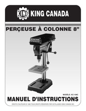 King Canada KC-108C Manuel D'instructions