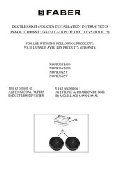 Faber NOPR36SS600 Instructions D'installation