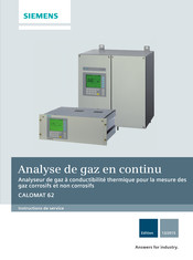 Siemens CALOMAT 62 Instructions De Service