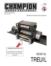 Champion Power Equipment 10031 Guide D'entretien Et D'utilisation