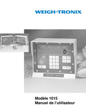 Weigh-Tronix 1015 Manuel De L'utilisateur