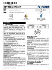 Visonic MCT-302 Instructions