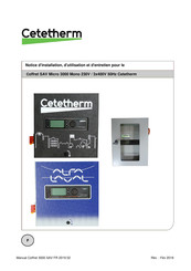 Cetetherm Coffret SAV Micro 3000 Mono 230V Notice D'installation, D'utilisation Et D'entretien