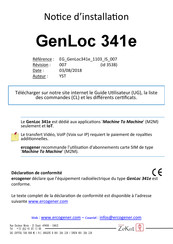 Ercogener GenLoc 341e Notice D'installation