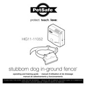 Petsafe HIG11-11052 Manuel D'utilisation Et De Dressage