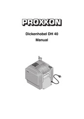 Proxxon DH 40 Mode D'emploi