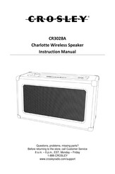 Crosley Charlotte CR3028A Manuel D'utilisation