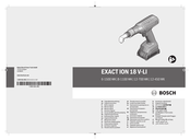 Bosch EXACT ION 12-700 WK Notice Originale