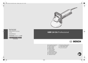 Bosch Professional GBR 14 CA Notice Originale