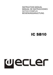 Ecler IC SB10 Notice D'emploi