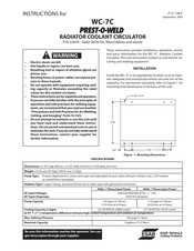 ESAB PREST-O-WELD WC-7C Manuel D'instructions