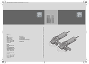 Fein WSG15-70Inox Mode D'emploi