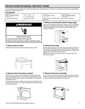 Whirlpool Cabrio WED8500DR Manuel D'instructions