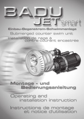 BADU Jet smart Serie Instructions De Montage Et De Mise En Service