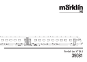 marklin VT 08.5 Série Mode D'emploi