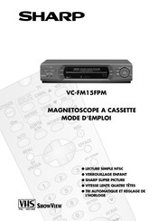 Sharp VC-FM15FPM Mode D'emploi