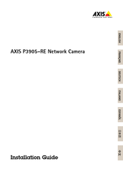 Axis P3905-RE Guide D'installation