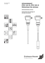 Endress+Hauser nivocompact FTC 331 Z Instructions De Montage Et De Mise En Service
