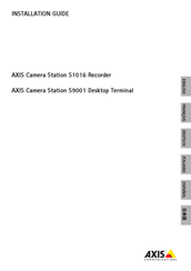 Axis S1016 Guide D'installation
