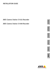 Axis S1032 Guide D'installation