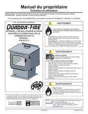Quadra-Fire 3100 MILLENNIUM Manuel Du Propriétaire, Entretien Et Utilisation