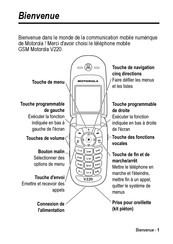 Motorola V220 Mode D'emploi