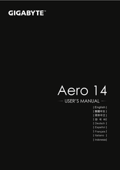 Gigabyte AERO 14-W6 Mode D'emploi