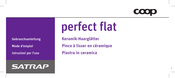 Satrap Coop perfect flat Mode D'emploi