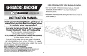 Black & Decker ALLIGATOR NLP1800 Manuel D'instructions