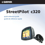 Garmin StreetPilot c320 Guide De Référence Rapide