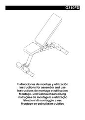 BH FITNESS G310FD Instructions De Montage Et Utilisation