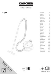 Kärcher T8/1L Mode D'emploi