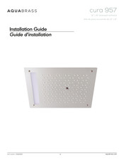 aquabrass cura 957 Guide D'installation