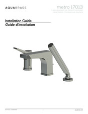 aquabrass metro 17013 Guide D'installation