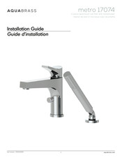 aquabrass metro 17074 Guide D'installation