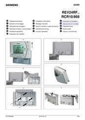 Siemens RCR10/868 Instructions D'installation