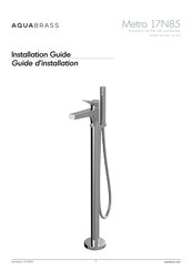 aquabrass Metro 17N85 Guide D'installation