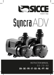 Sicce Syncra ADV 7.0 Manuel D'instructions