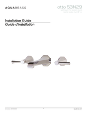 aquabrass otto 53N29 Guide D'installation