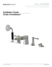 aquabrass otto 53006 Guide D'installation