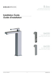 aquabrass B-Jou 84020 Guide D'installation