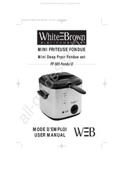 White&Brown FF 585 Fondu'O Mode D'emploi