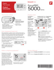 Honeywell Home FocusPRO 5000 Serie Information Produit