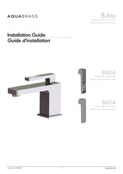 aquabrass B-Jou 84514 Guide D'installation