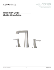 aquabrass otto 53N16 Guide D'installation