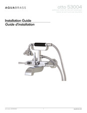 aquabrass otto 53004 Guide D'installation