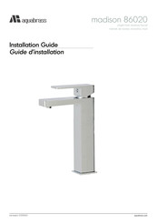 aquabrass madison 86020 Guide D'installation